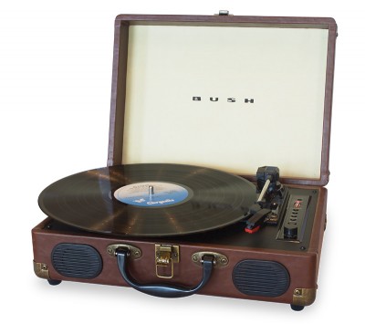 Bush Mini Portable Retro Turntable